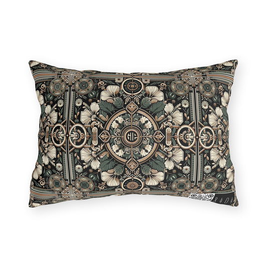 Cyber Garden Party Tech Garden Extravaganza Outdoor Pillow - 8404 Design-66