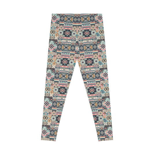 Digital Artisanal Fusion Digital Artisanal Stretch Leggings - 8404 Design-55