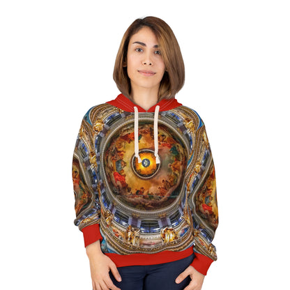 8404 Fashion Pullover Hoodie - "divine in Red" - Men - Women - Unisex - Xs/s/m/l/xl/2xl