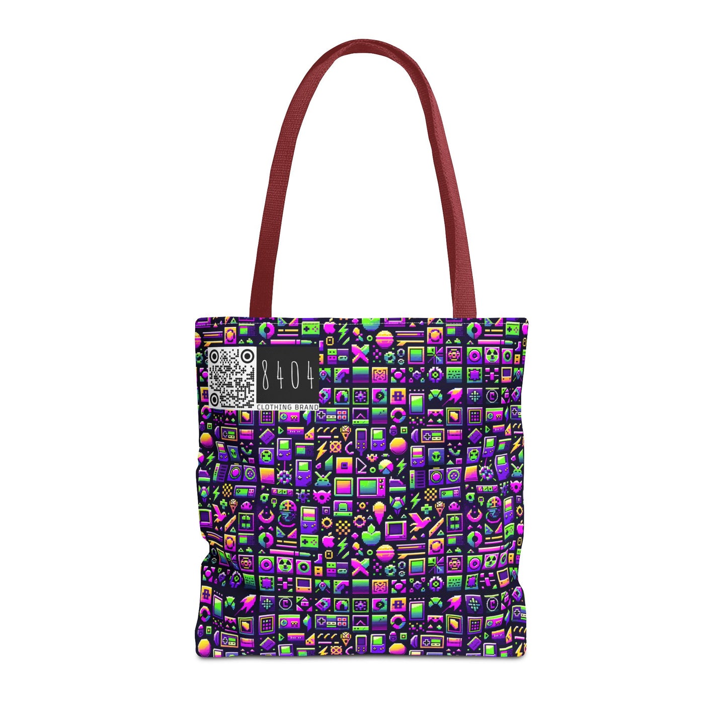 Digital Nostalgia Remix Modern Vintage Fusion Tote Bag - 8404 Design-49