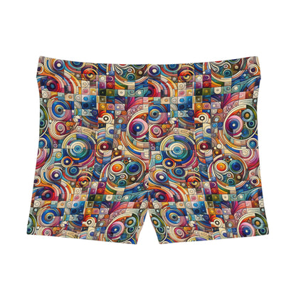 Digital Artistic Expression Artistic Streetwear Women's Shorts - 8404 Design-49