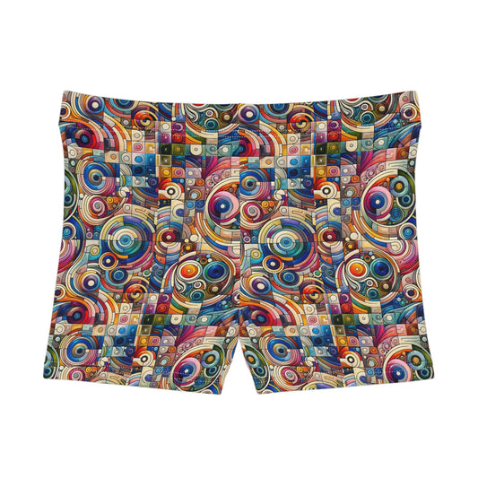 Digital Artistic Expression Artistic Streetwear Women's Shorts - 8404 Design-49