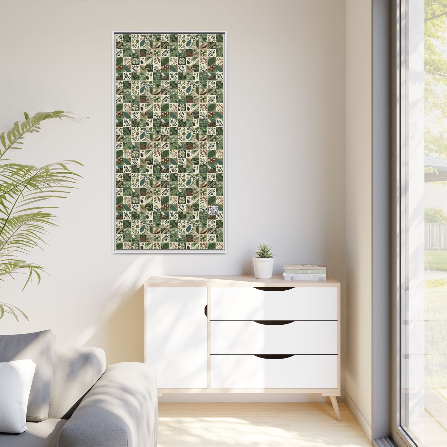 Streetwear Sustainability Environmentally Conscious Streetwear with a Natural Aesthetic Matte Canvas, Framed (multi-color) - 8404 Design-57 B