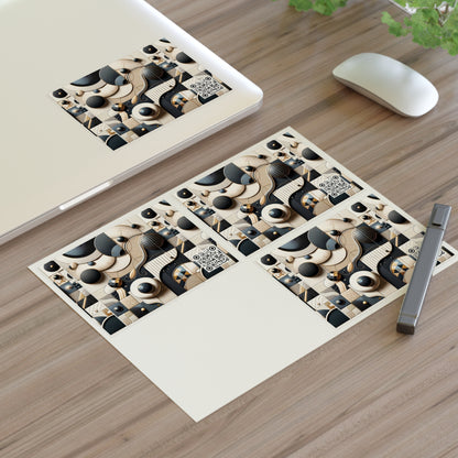 Tech-forward Luxe Streetwear Tech Luxe Fusion Sticker Sheet - 8404 Design-71