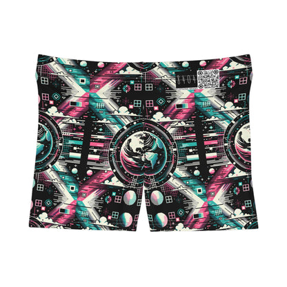 Digital Artistry Digital-native Streetwear Women's Shorts - 8404 Design-62