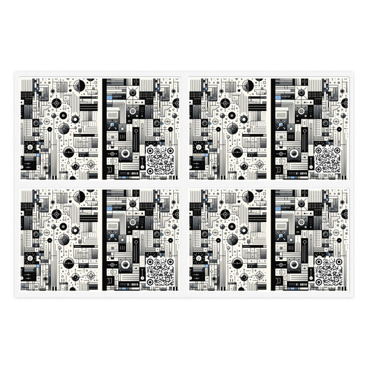 Digital Minimalism Minimalist Tech Sticker Sheets - 8404 Design-66