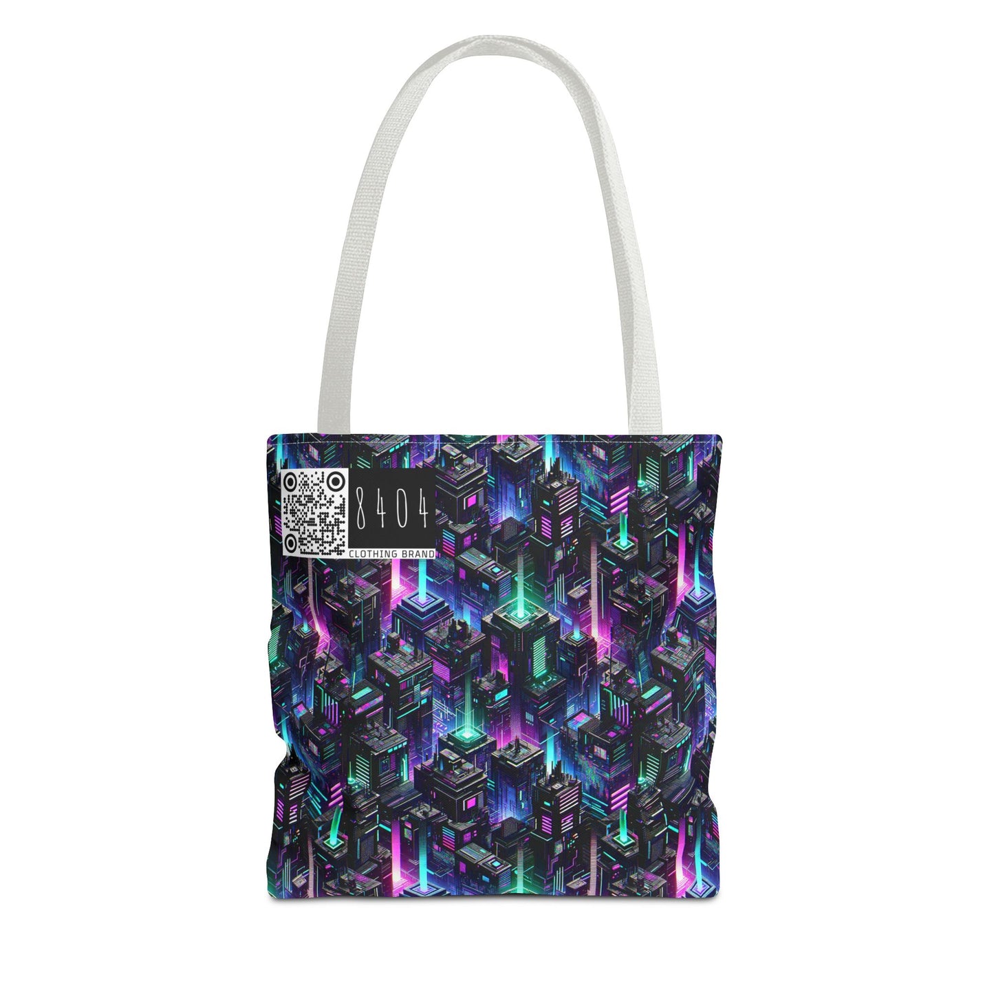 Tech Noir Graphics Futuristic Tech Aesthetics Tote Bag - 8404 Design-55