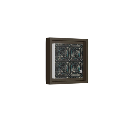 Tech Noir Futuristic Tech Aesthetic with a Dark Twist Matte Canvas, Framed (multi-color) - 8404 Design-59 B