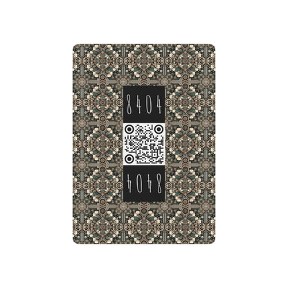 Cyber Garden Party Tech Garden Extravaganza Poker Playing Cards - 8404 Design-66 S