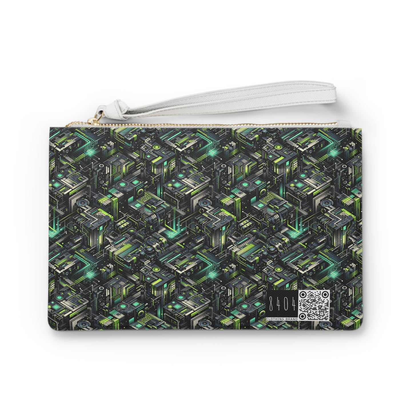 Tech-Infused Graphics Tech-Forward Streetwear Clutch Bag - 8404 Design-47