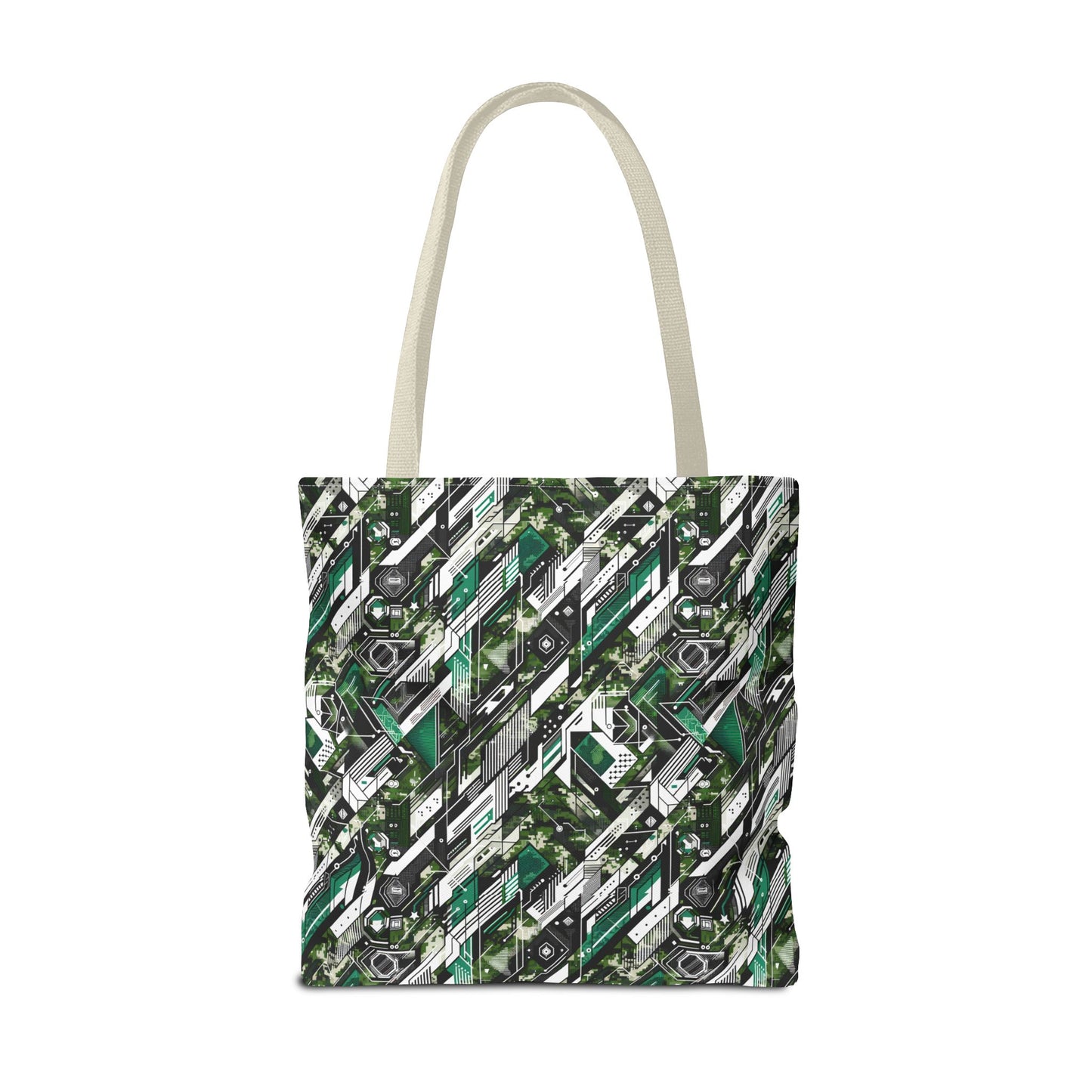 Tech Camo Fusion Tech-Forward Streetwear With a Futuristic Edge Tote Bag - 8404 Design-63