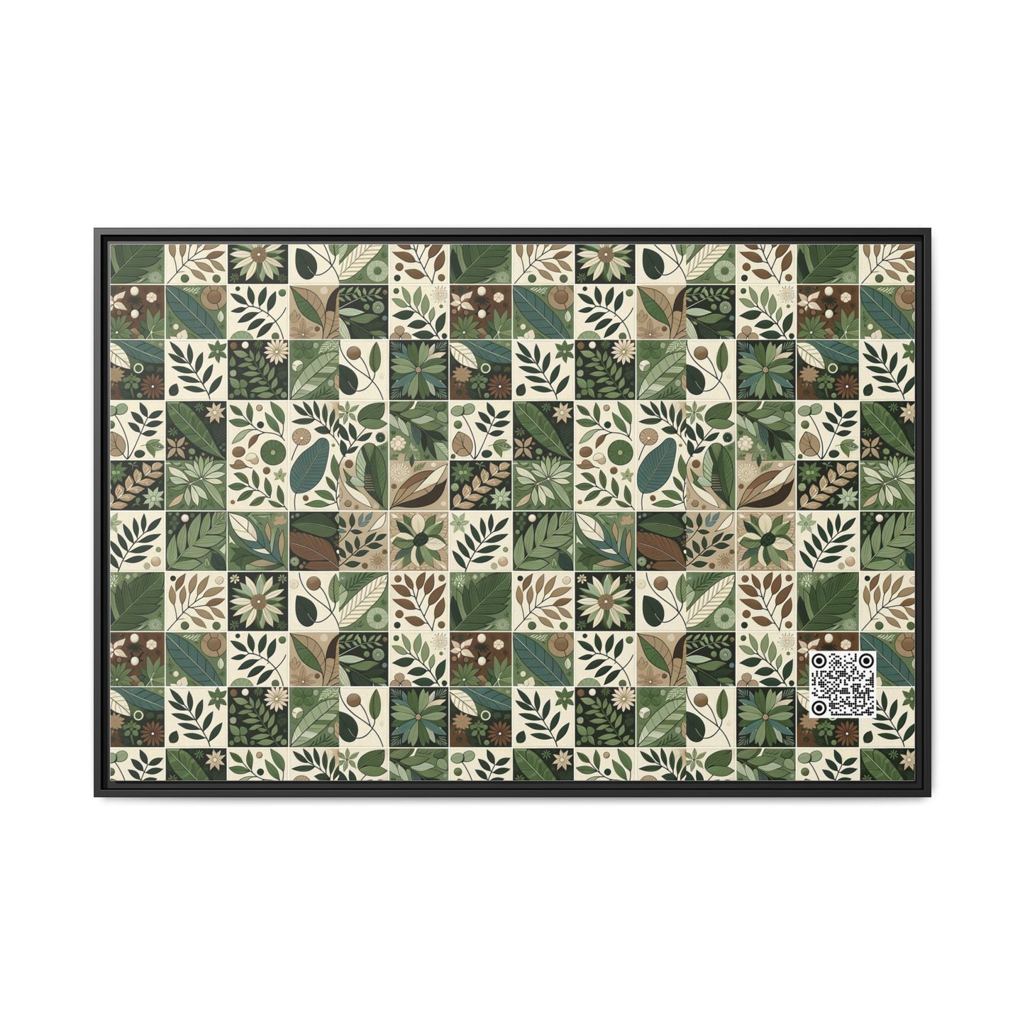 Streetwear Sustainability Environmentally Conscious Streetwear with a Natural Aesthetic Matte Canvas, Framed (multi-color) - 8404 Design-57 A