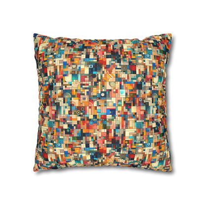 Digital Artistic Expression Artistic Streetwear Faux Suede Square Pillowcase - 8404 Design-46
