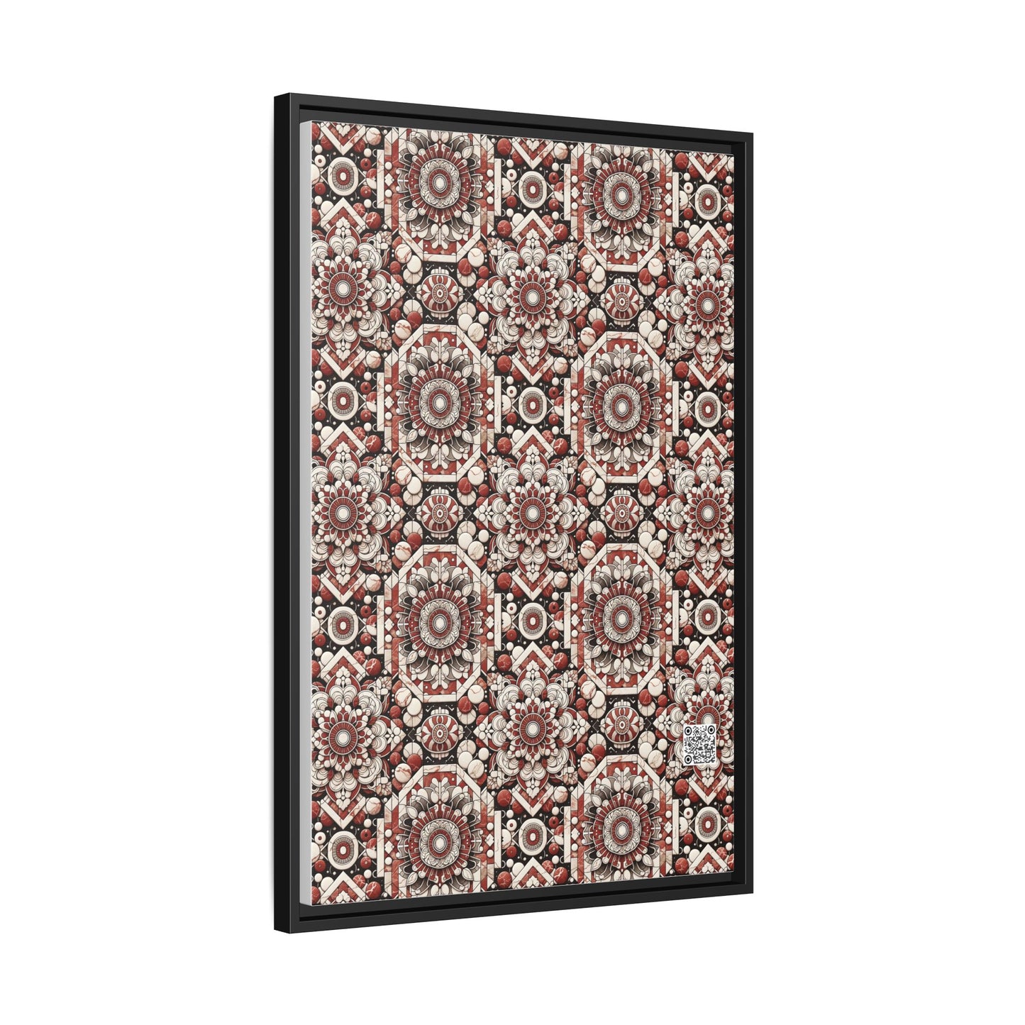 Neo Jomon Sculptural Aesthetics Artisanal Streetwear Matte Canvas, Framed (multi-Color) - 8404 Design-55 A