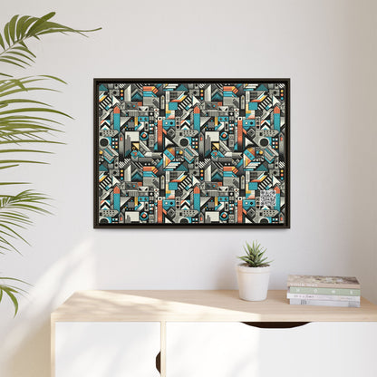 Digital Street Art Urban Street Style Matte Canvas, Framed (multi-color) - 8404 Design-81 A