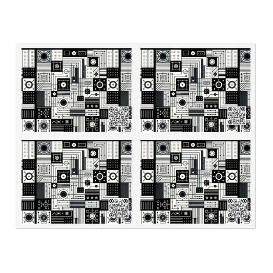 Digital Minimalism Minimalist Tech Sticker Sheets - 8404 Design-48