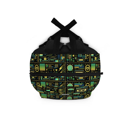 Digital Dystopia Tech Noir Backpack - 8404 Design-57