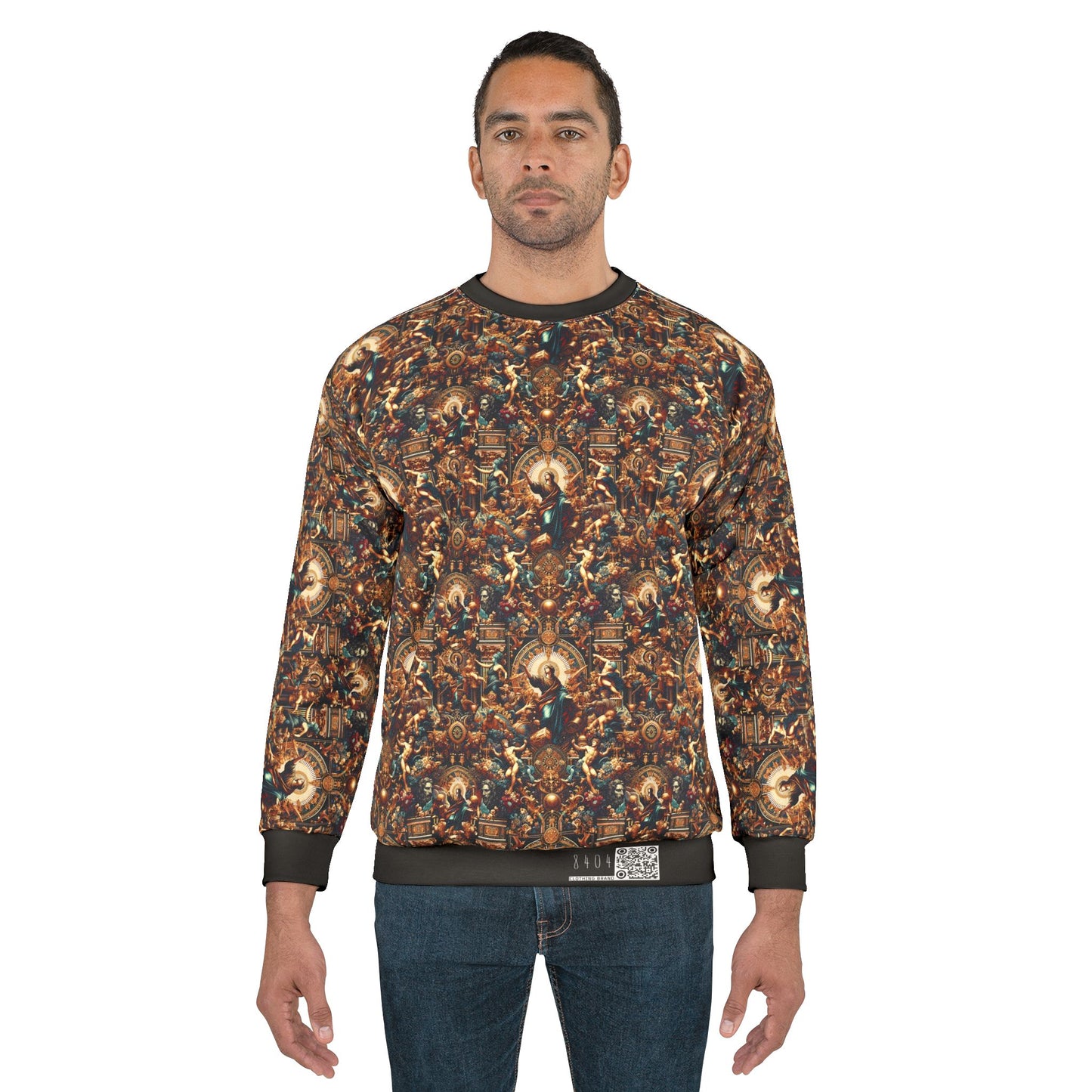 Digital Renaissance Luxurious Streetwear Inspired By Classical Art With a Modern Twist Sweatshirt - 8404 Design-64