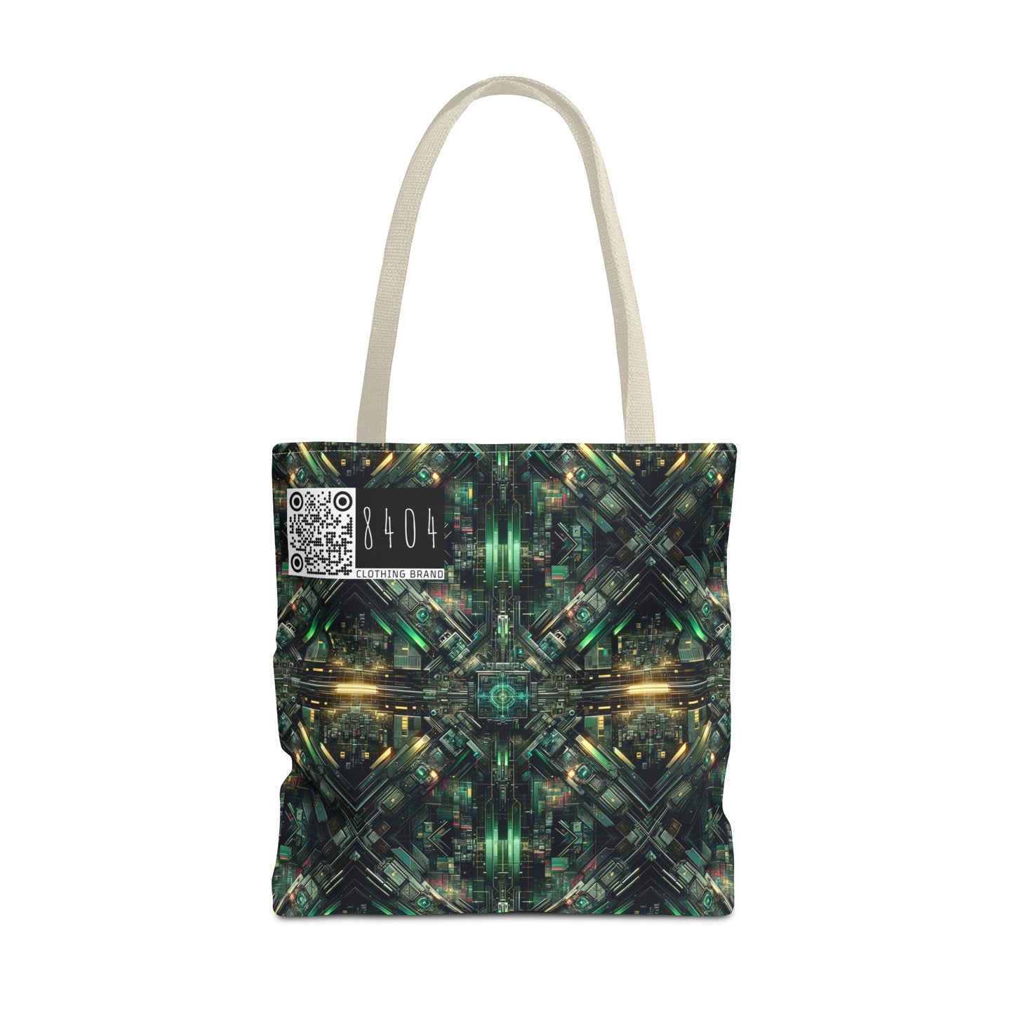 Tech Noir Graphics Tech-Inspired Streetwear Tote Bag - 8404 Design-56