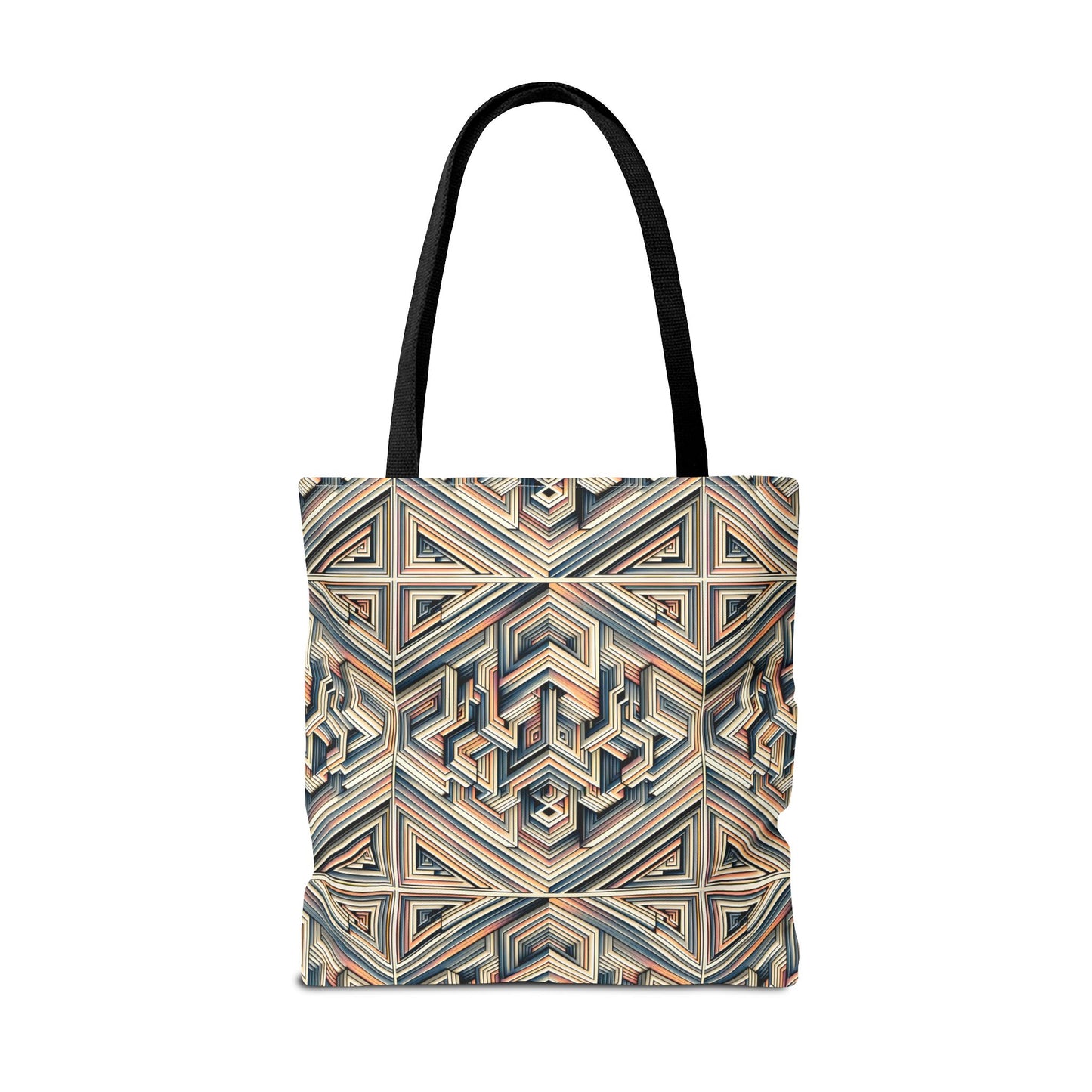 Tech Illusion Graphics Futuristic Artistry Tote Bag - 8404 Design-52