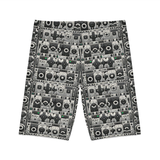 Tech Utility Aesthetics Tech-Forward Minimalism Women's Bike Shorts - 8404 Design-60