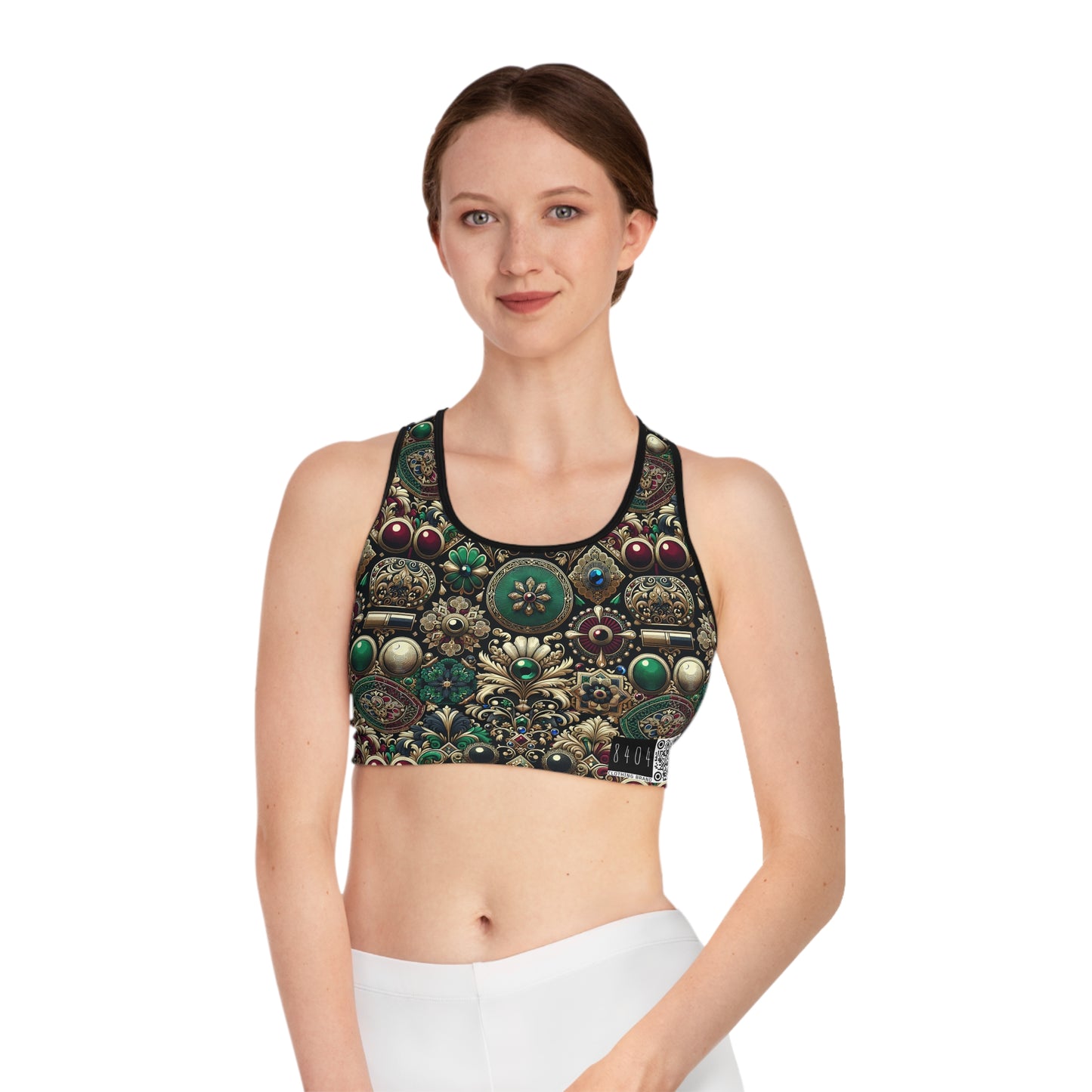 Neo-Dandyism Modern Dandy Streetwear Sports Bra - 8404 Design-54