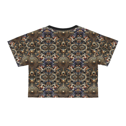 Digital Renaissance Luxurious Streetwear Inspired By Classical Art With a Modern Twist Crop Tee - 8404 Design-55