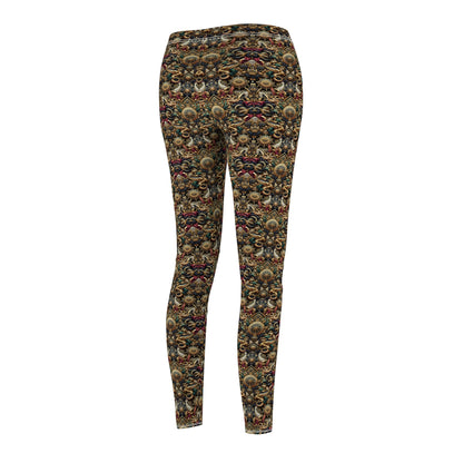 Digital Renaissance Luxurious Streetwear Inspired By Classical Art With a Modern Twist Women's Cut & Sew Casual Leggings - 8404 Design-76
