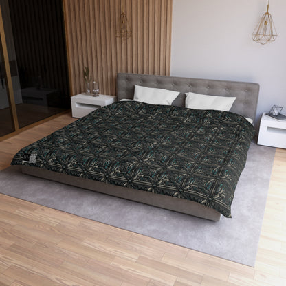 Tech Noir Futuristic Tech Aesthetic with a Dark Twist Microfiber Duvet Cover - 8404 Design-59