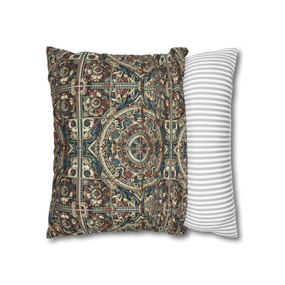 Urban Renaissance Historical Fusion With Street Edge Faux Suede Square Pillowcase - 8404 Design-57