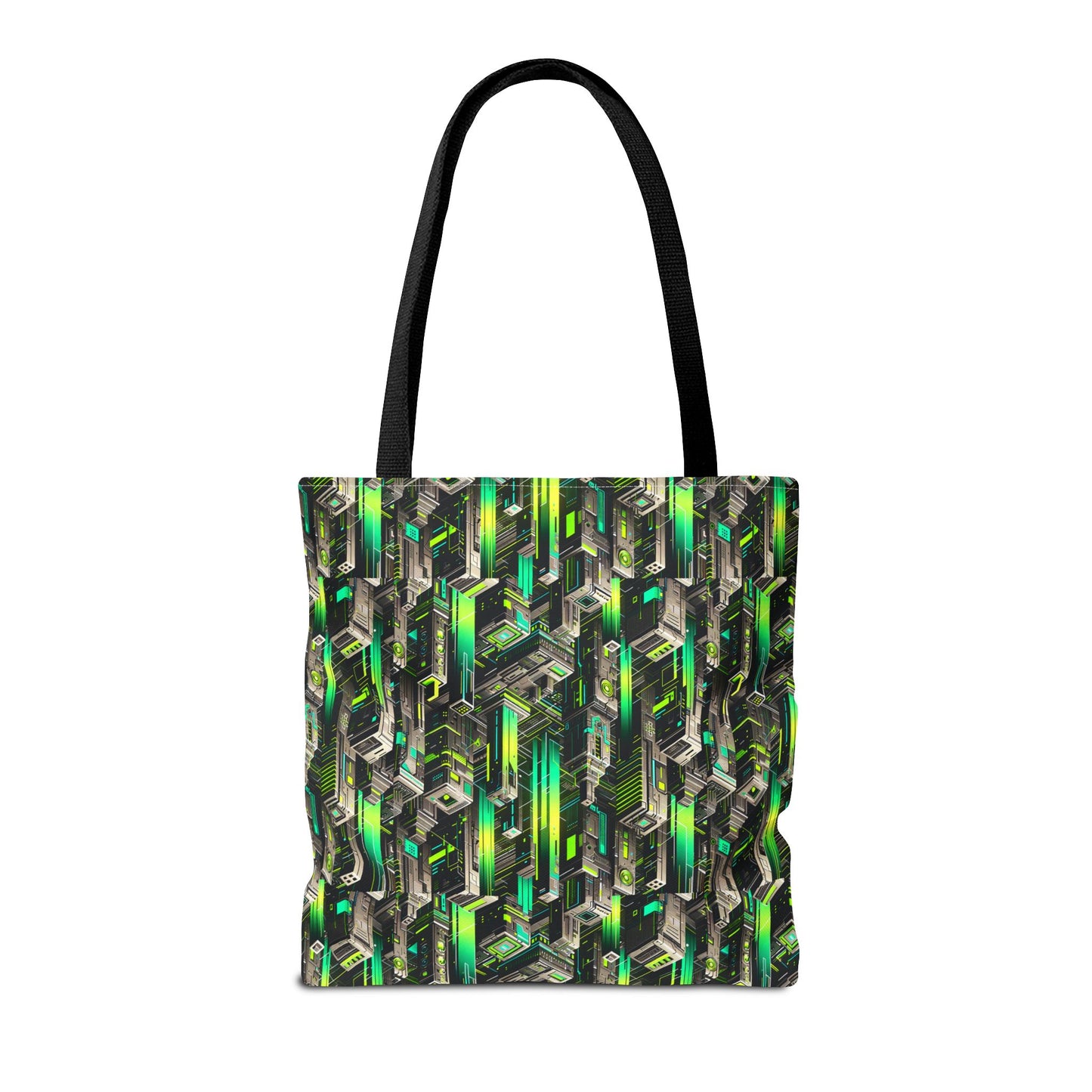 Digital Rebellion Tech-Forward Streetwear Tote Bag - 8404 Design-63