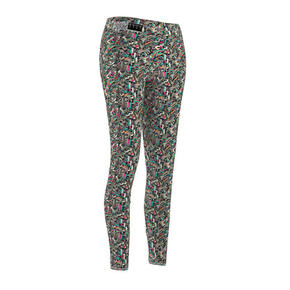 Digital Street Art Urban Street Style Women's Cut & Sew Casual Leggings - 8404 Design-74