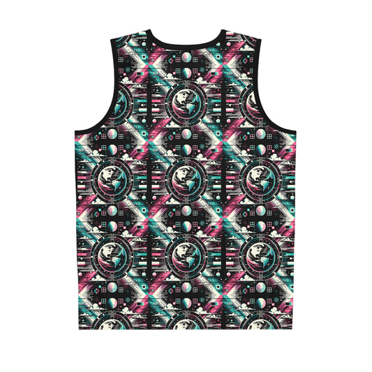 Digital Artistry Digital-native Streetwear Basketball Jersey - 8404 Design-62