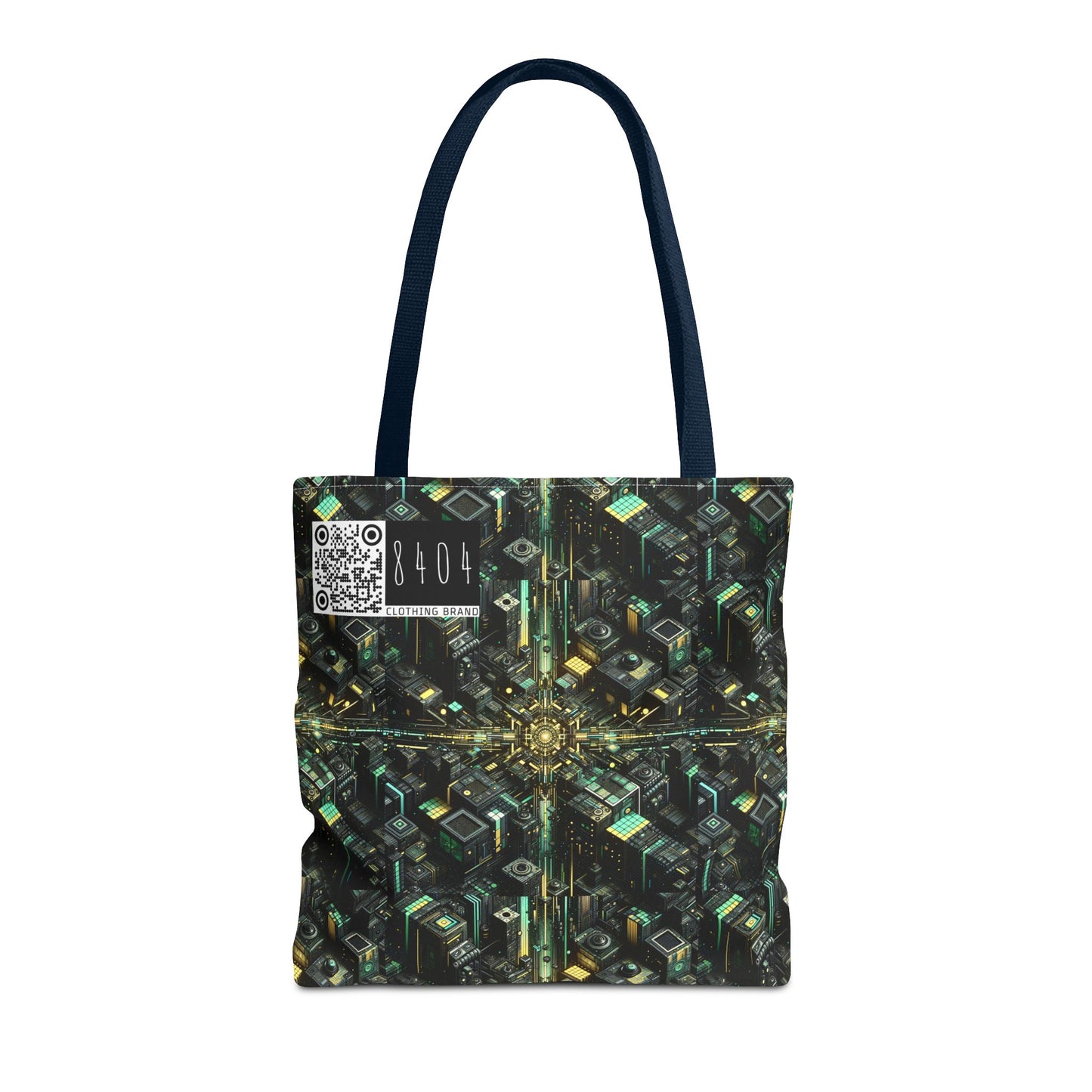 Tech Noir Graphics Tech-Inspired Streetwear Tote Bag - 8404 Design-66