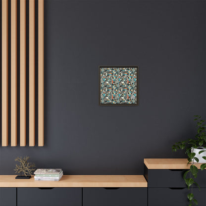Digital Street Art Urban Street Style Matte Canvas, Framed (multi-color) - 8404 Design-81 B