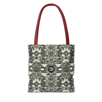 Cyber Garden Party Tech Garden Extravaganza Tote Bag - 8404 Design-54