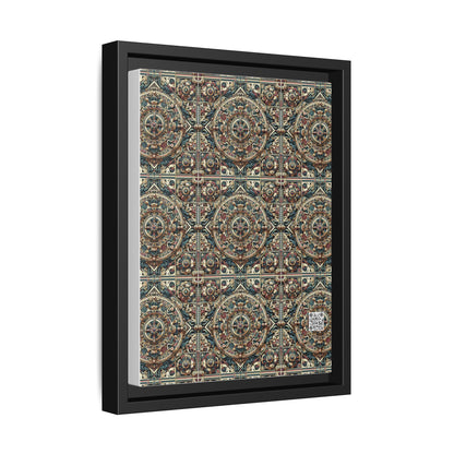 Urban Renaissance Historical Fusion With Street Edge Matte Canvas, Framed (multi-Color) - 8404 Design-57 A
