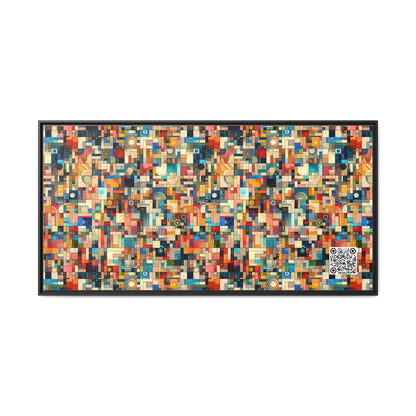 Digital Artistic Expression Artistic Streetwear Matte Canvas, Framed (multi-Color) - 8404 Design-46 B