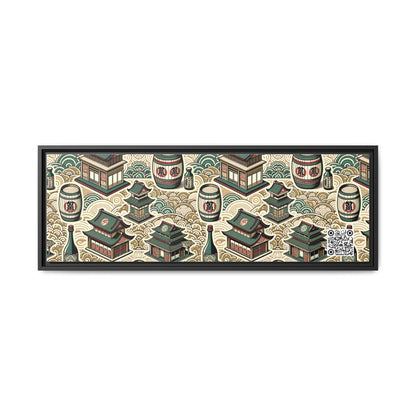 Cultural Artisanal Fusion Contemporary Cultural Elegance Matte Canvas, Framed (multi-Color) - 8404 Design-68 B