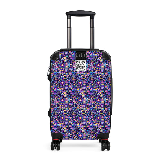 Digital Nostalgia Modern Retro Fusion Suitcase - 8404 Design-64