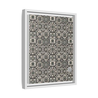 Cyber Garden Party Tech Garden Extravaganza Matte Canvas, Framed (multi-Color) - 8404 Design-45 A