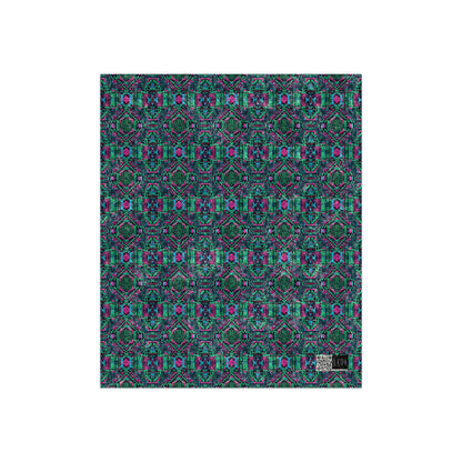 Digital Glitch Vibes Tech-Inspired Streetwear Crushed Velvet Blanket - 8404 Design-71