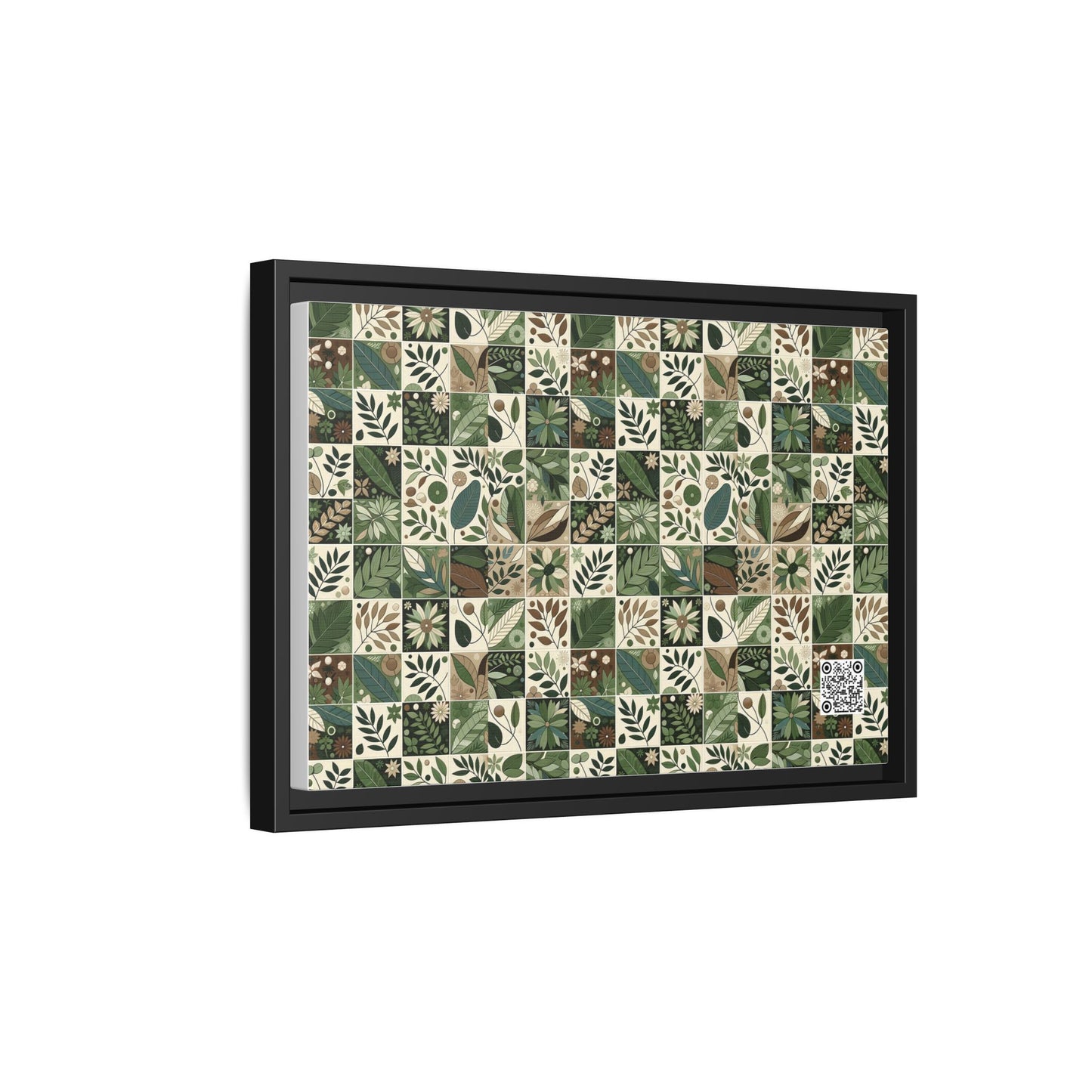 Streetwear Sustainability Environmentally Conscious Streetwear with a Natural Aesthetic Matte Canvas, Framed (multi-color) - 8404 Design-57 B