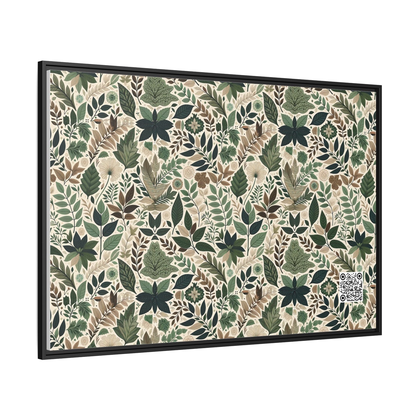 Streetwear Sustainability Environmentally Conscious Streetwear with a Natural Aesthetic Matte Canvas, Framed (multi-color) - 8404 Design-57 A