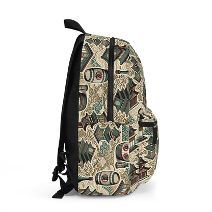 Cultural Artisanal Fusion Contemporary Cultural Elegance Backpack - 8404 Design-68