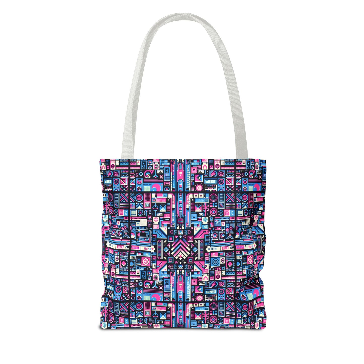 Digital Rebellion Youthful Streetwear with a Rebellious Digital Twist Tote Bag - 8404 Design-65