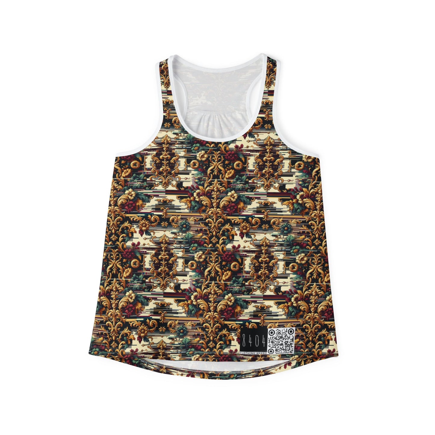 Digital Renaissance Modern Baroque Fusion Women's Tank Top - 8404 Design-63