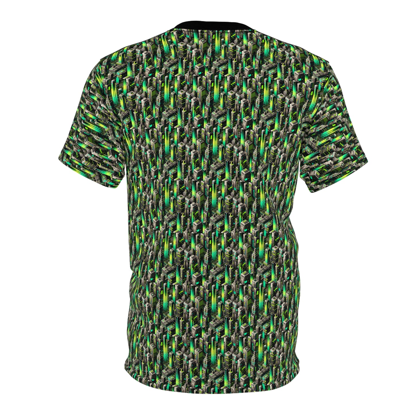 Digital Rebellion Tech-Forward Streetwear Unisex Cut & Sew Tee - 8404 Design-63