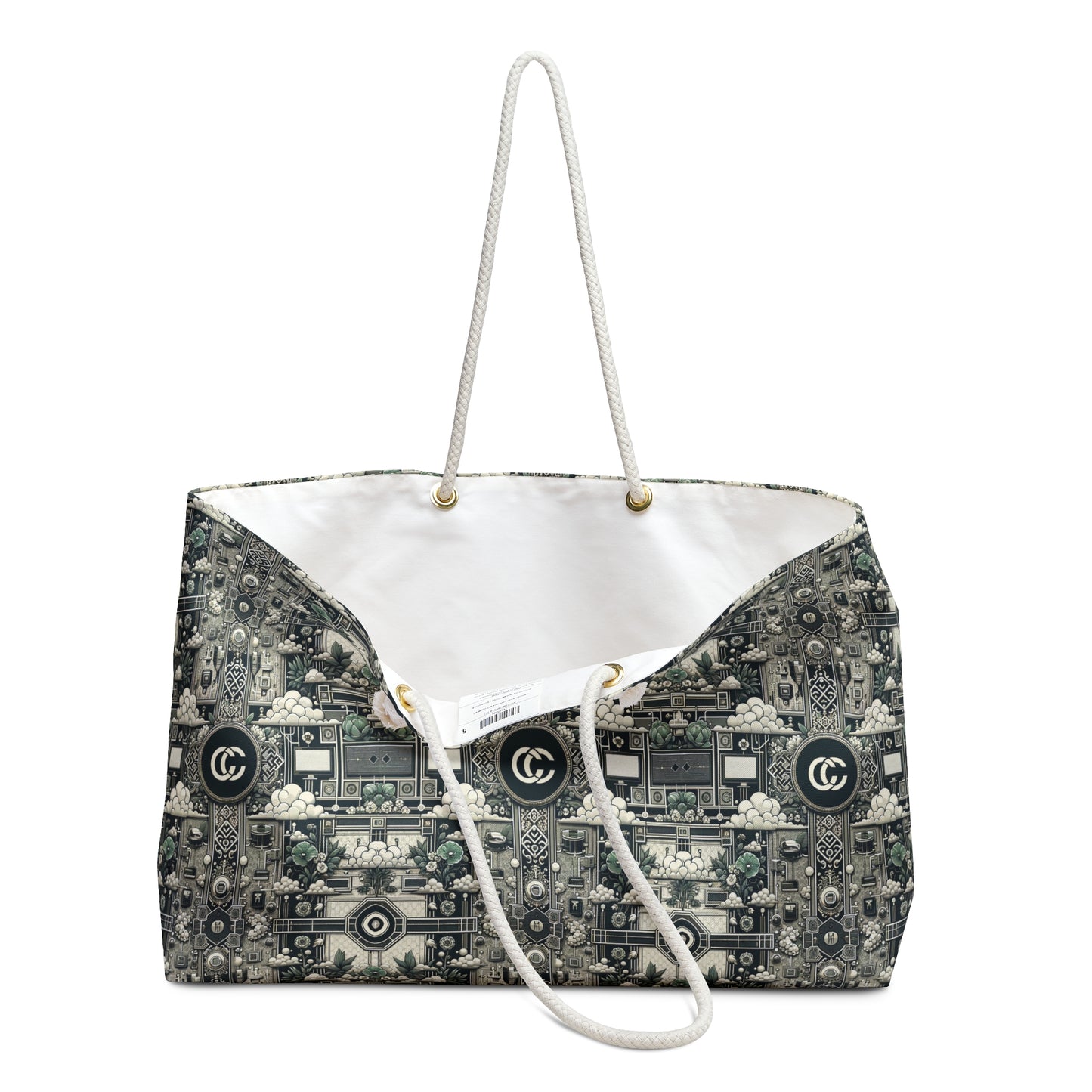 Cyber Garden Party Tech Garden Extravaganza Weekender Bag - 8404 Design-54