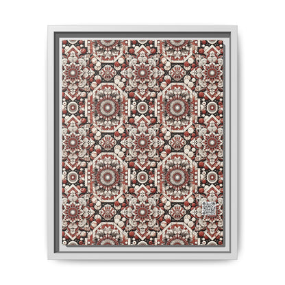 Neo Jomon Sculptural Aesthetics Artisanal Streetwear Matte Canvas, Framed (multi-Color) - 8404 Design-55 A